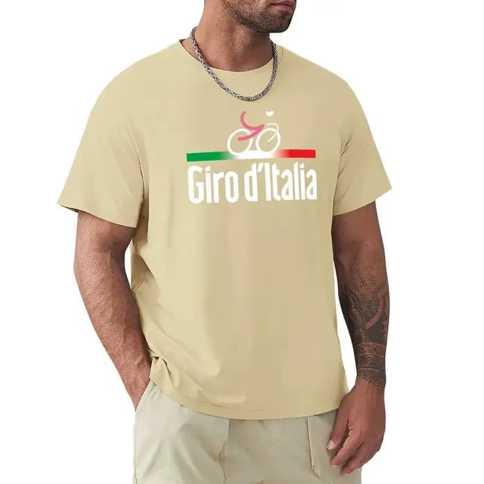 T-Shirt à Manches Courtes et Col Ras du Cou pour Homme