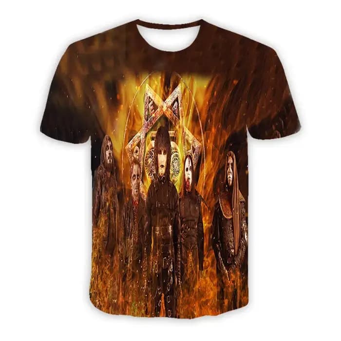 CAVVING T-shirts décontractés imprimés en 3D DEATH SS