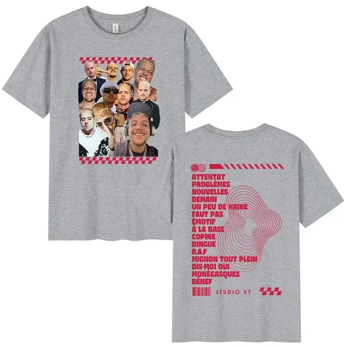 Rappeur Plk Portrait graphique T-shirt hommes femmes vêtements mode Hip Hop T-shirts décontracté coton manches courtes
