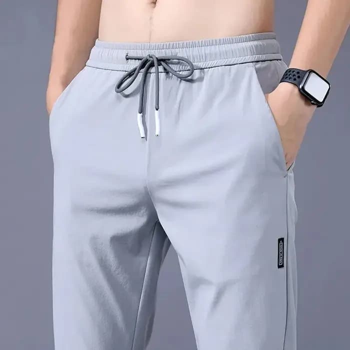 Pantalons pour hommes 2025 été nouveau noir gris mince affaires