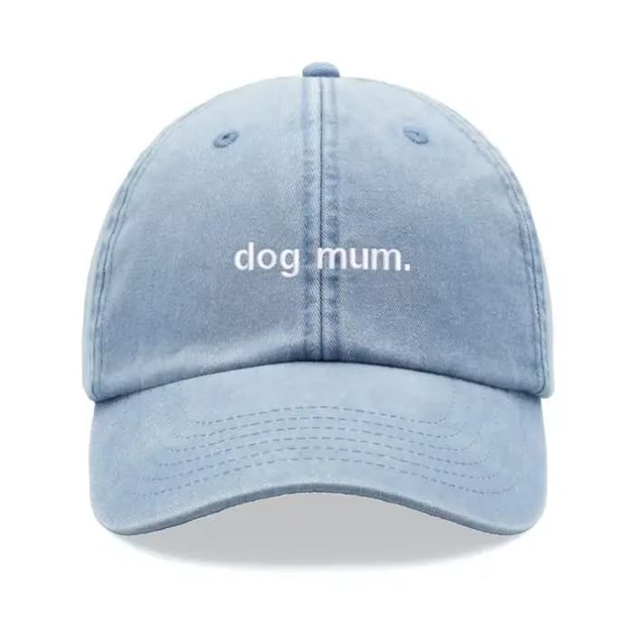 1 pièce, « maman chien ». Casquette de baseball vintage lavée Kanye pour femmes