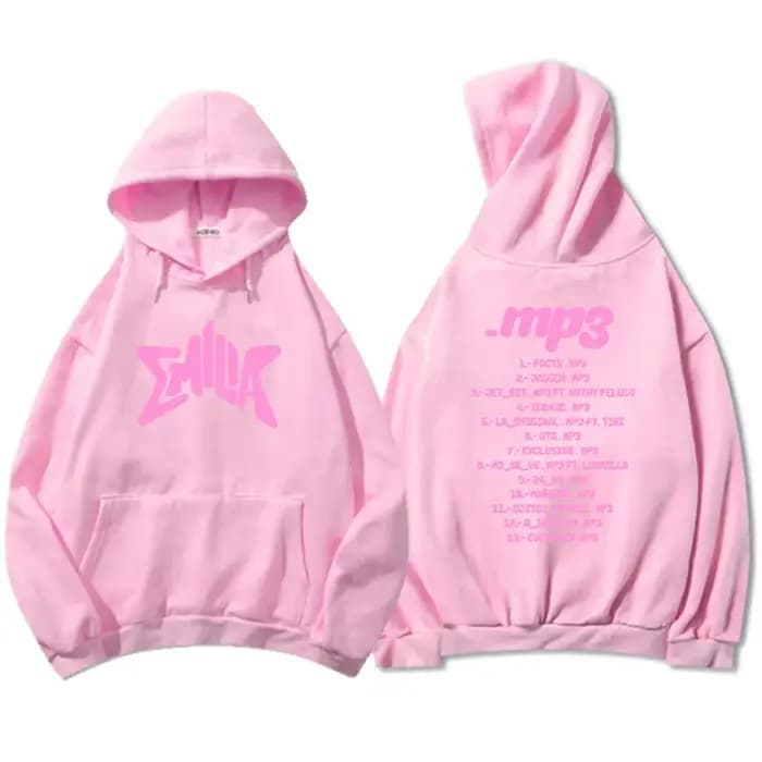 Streetwear Album MP3 Emilia Mernes sweat à capuche Hip Hop hommes sweats