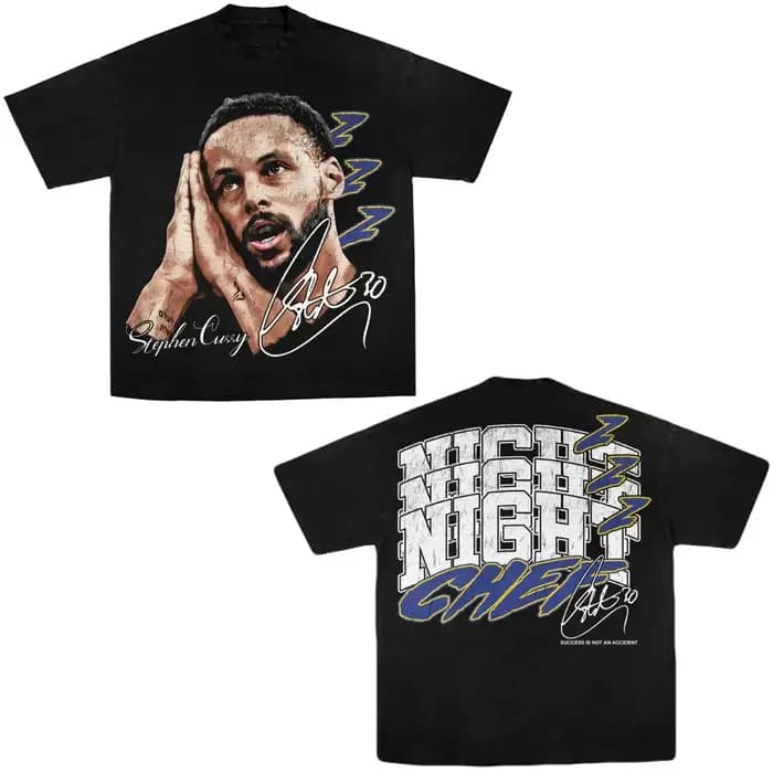 T-shirt en coton à motif Superstar du basket-ball Curry