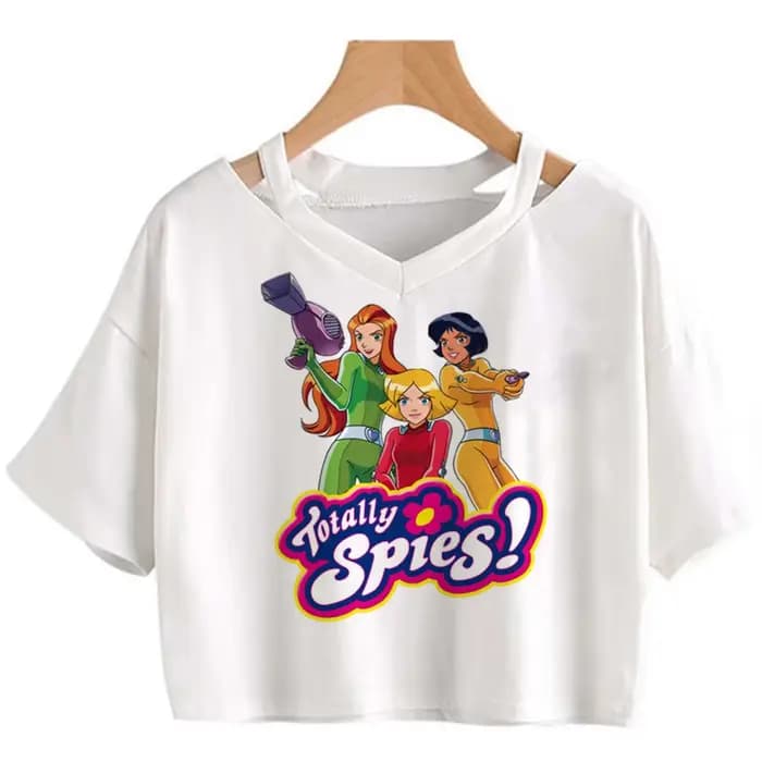 Totally Spies t-shirt femmes été graphique t-shirt femme anime vêtements