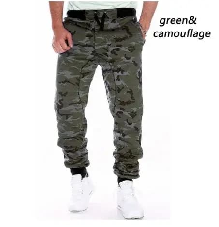 Nouveauté 2024 Pantalon de survêtement unisexe style Harem ample camouflage avec cordon de serrage