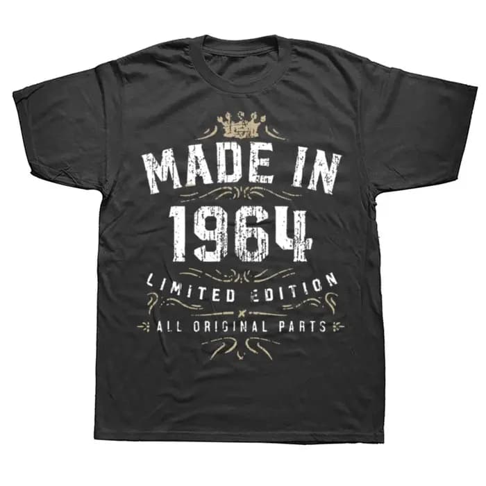 T-shirts drôles fabriqués en 1964 pour anniversaire