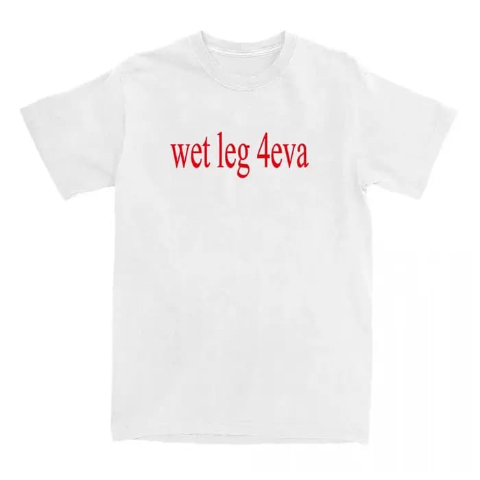 Jambe humide 4eva graphique t-shirts coton été hommes femmes T-shirt mode chanteur impression