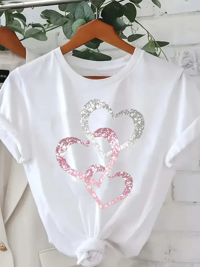 T-shirt à manches courtes pour femmes