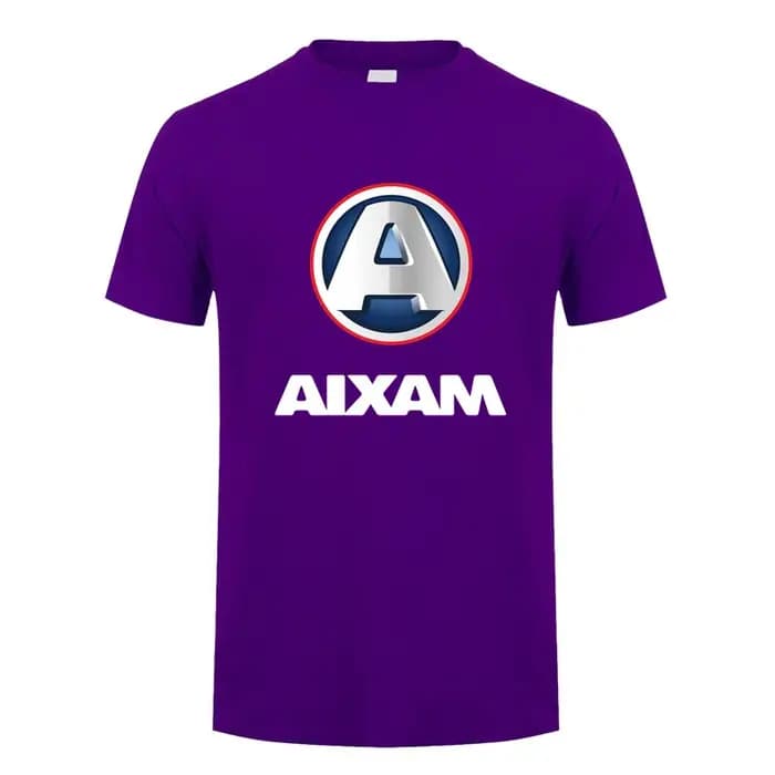 Aixam t-shirt été hommes à manches courtes T-shirts haut Cool Streetwear homme coton