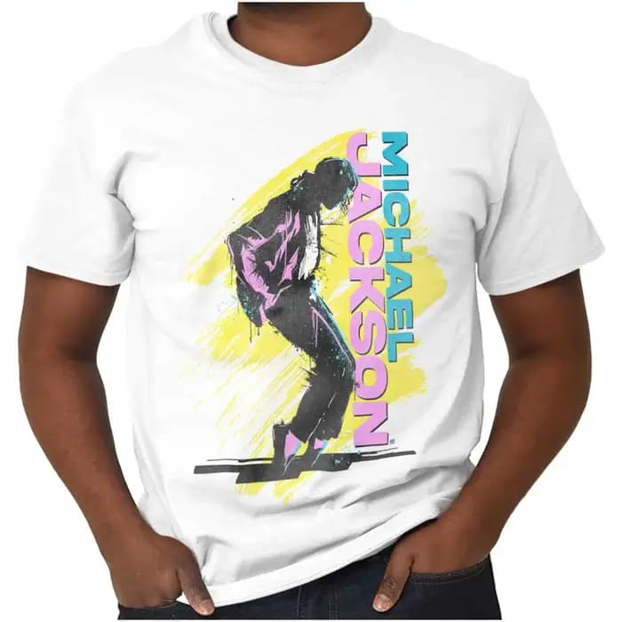 T-shirt Michael Jackson King of Pop Dance pour hommes et femmes, vêtements d'été en coton, à la mode