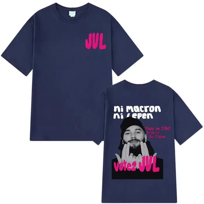 Rappeur français JUL mode graphique T-shirts hommes femmes Hip-hop T-shirt à manches courtes décontracté esthétique