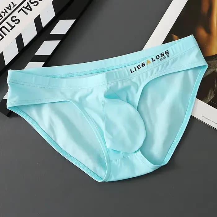 U renflement poche sous-vêtements hommes doux coton slips respirant caleçon solide Lingerie mâle Sport Absorption de la sueur culottes