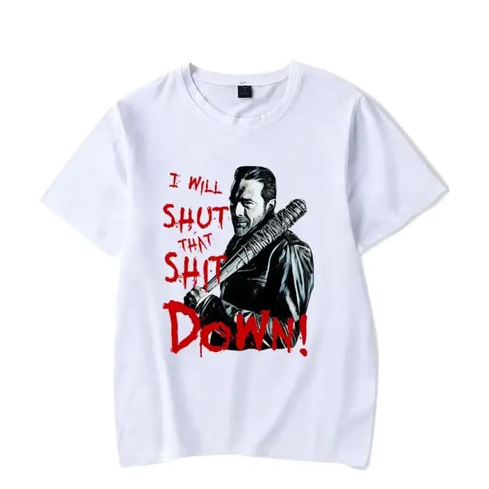 The Walking Dead t-shirt été Cool à manches courtes unisexe mode ample