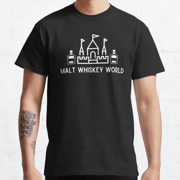 T-shirt à Manches Courtes et Col Ras du Cou pour Homme