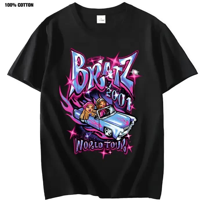 Bratz-T-shirt manches courtes pour femme