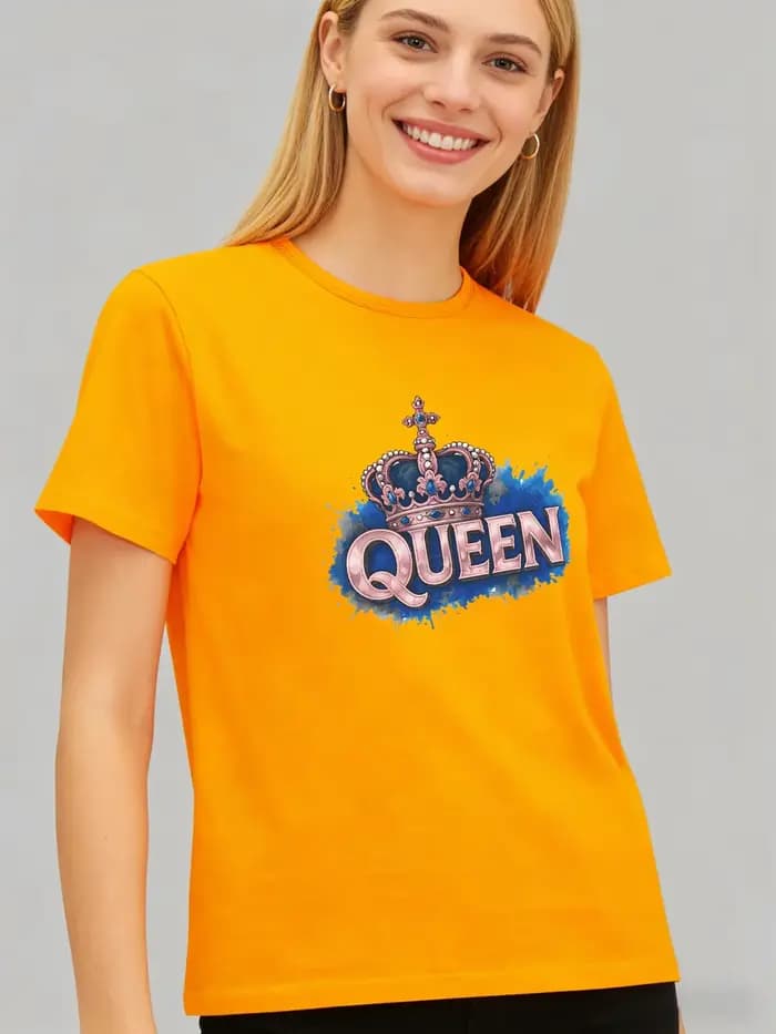 T-shirt Queen Crown pour femmes