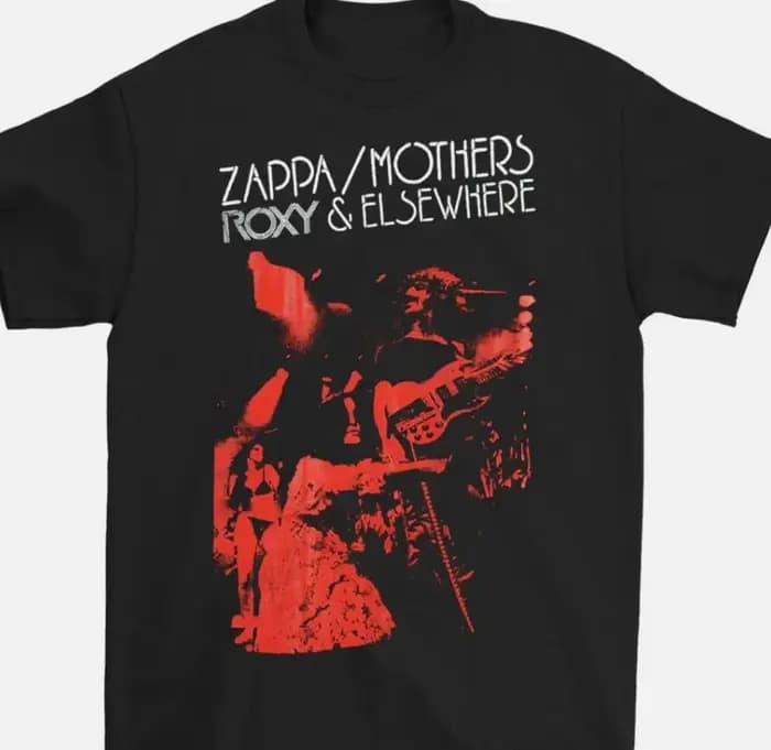 Frank Zappa Roxy & Elsewhere T-shirt unisexe Full Harajuku pour hommes