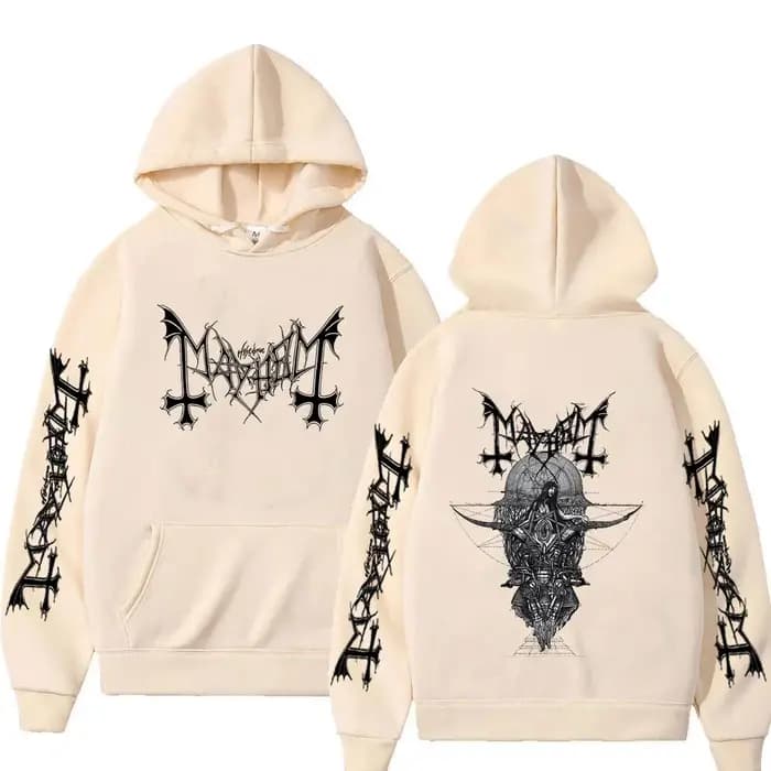 Vente Flash : Sweat à Capuche Unisexe Rock Band Mayhem