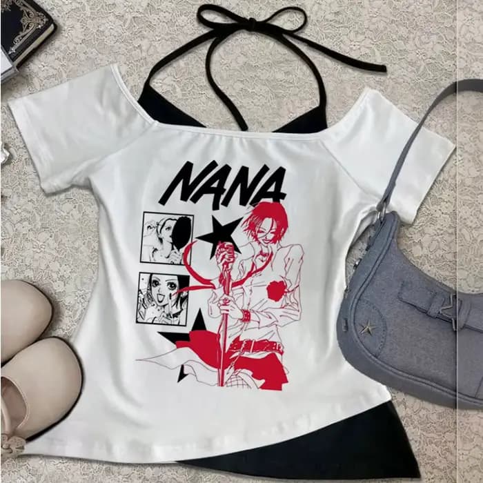 T-shirt Nana à col court pour fille
