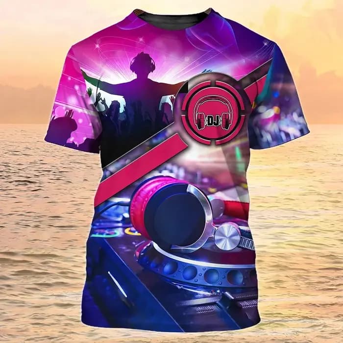 T-shirt à manches courtes à col rond pour hommes