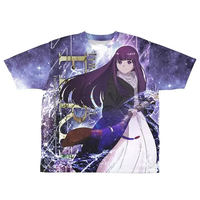 Anime Frieren: Beyond Journey's End Character Fern T-shirt décontracté à manches courtes unisexe pour hommes et femmes