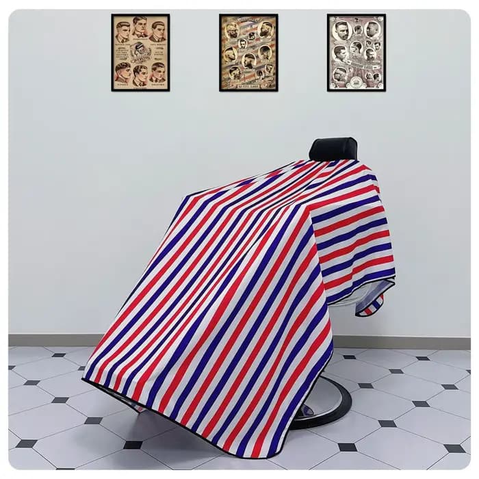 Grande taille coupe de cheveux Cape tissu