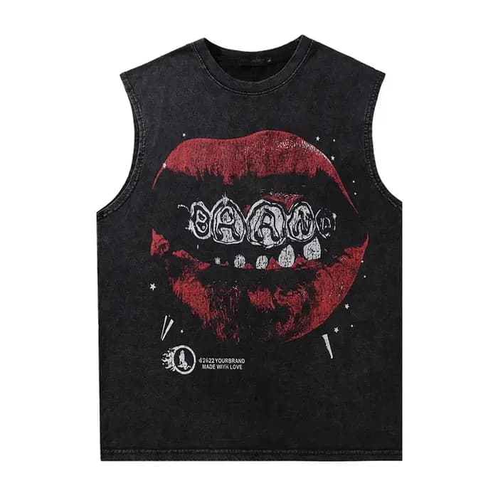 T-shirt surdimensionné en fibre de coton vintage avec motif imprimé Jules