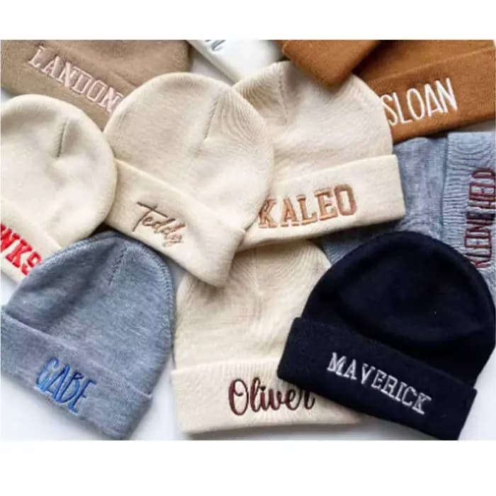 Bonnet brodé personnalisé
