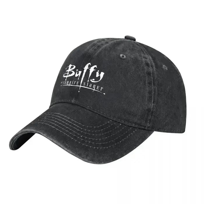 Casquette de baseball en jean délavé Buffy The Vampire Slayer, chapeau réglable en toile, design de
