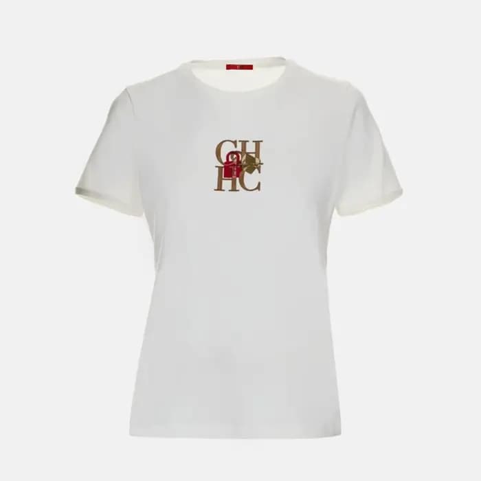 T-shirt col rond pour femme CH