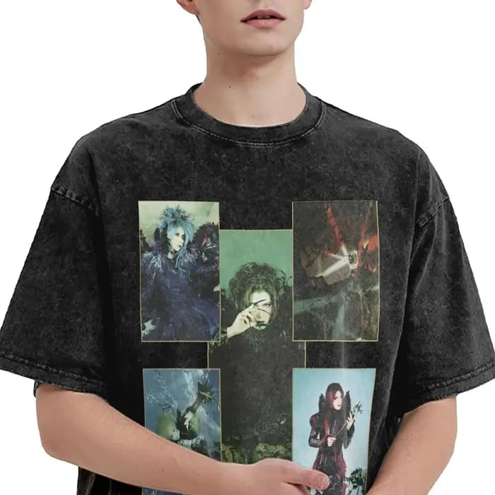 Malice Mizer T-Shirt groupe de Rock Hip Hop T-Shirts à manches courtes Y2K classique