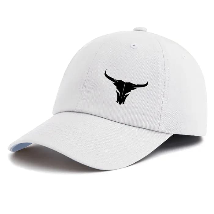 Casquette de Baseball imprimée BULL HORN pour adultes