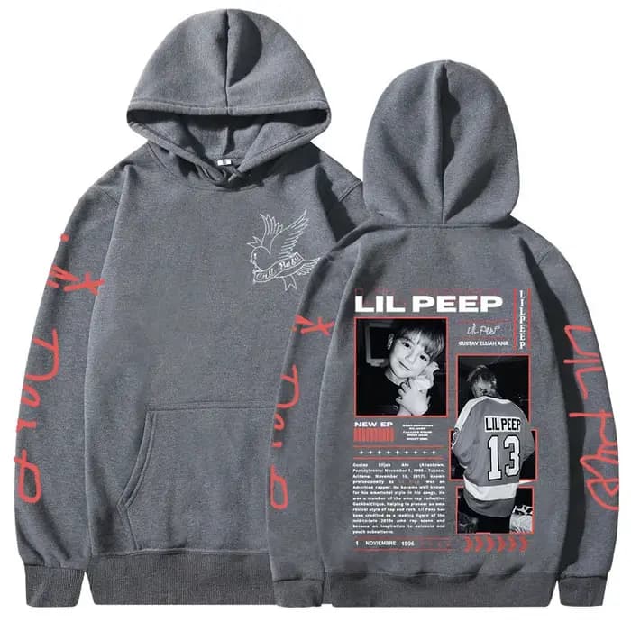 Rappeur Lil Peep Crybaby Hellboy sweats à capuche mode Hip Hop rétro