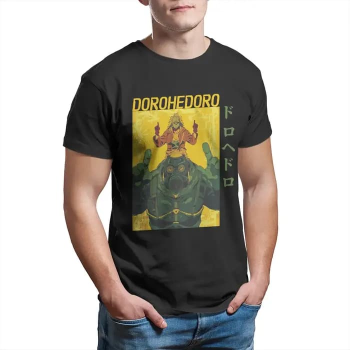 T-shirt imprimé anime Dorohedoro