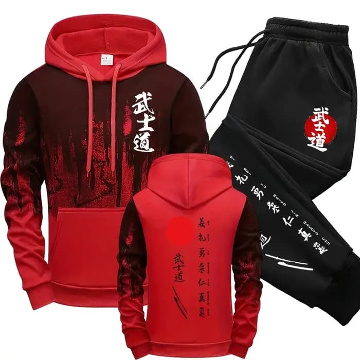 Offres spéciales hommes survêtement imprimer Splash-encre sweats à capuche sport Jogging