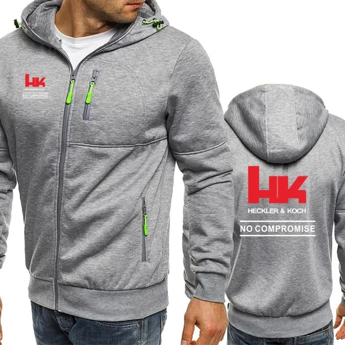 H & K Heckler Koch Logo vestes à capuche pour hommes tir en plein air HK MP5 G3 G36 USP pistolet Punisher XM25 sweat