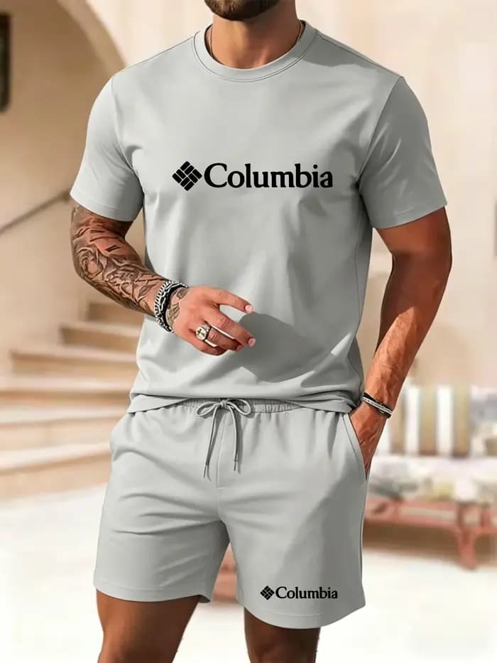 Nouvel ensemble short et t-shirt à manches courtes pour homme