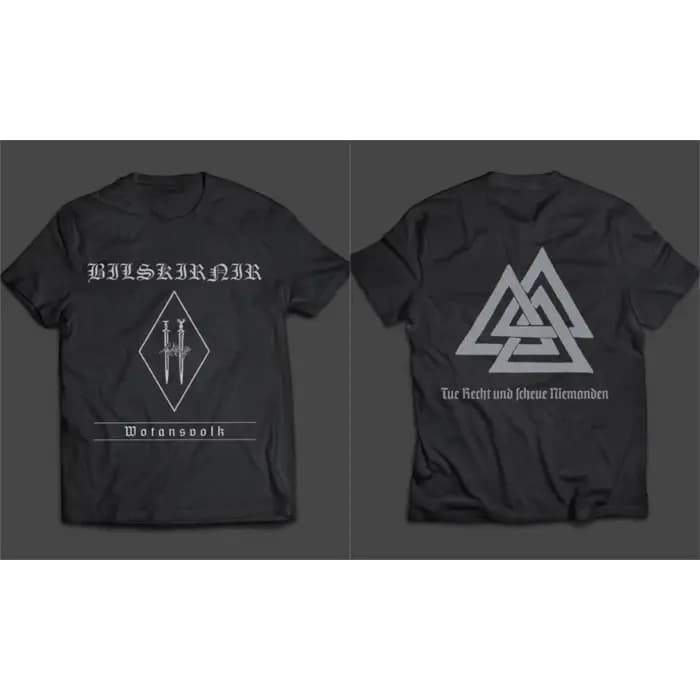 Bilskirnir Wotansvolk T-shirt hommes femmes coton t-shirts à manches courtes Vintage Hip Hop hauts m