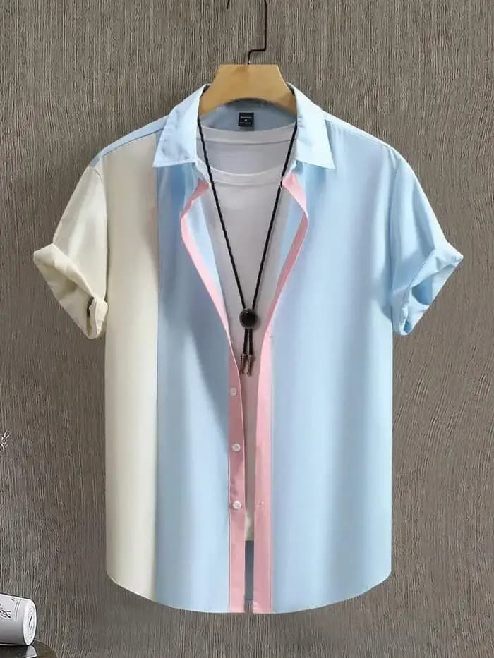Chemise pour homme, vêtements d'été