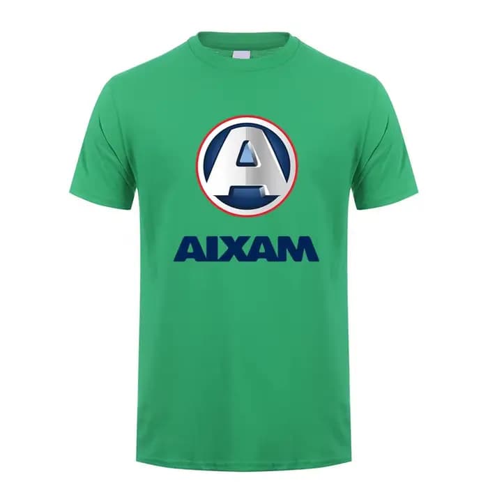 Aixam t-shirt été hommes à manches courtes T-shirts haut Cool Streetwear homme coton t-shirt LH-594