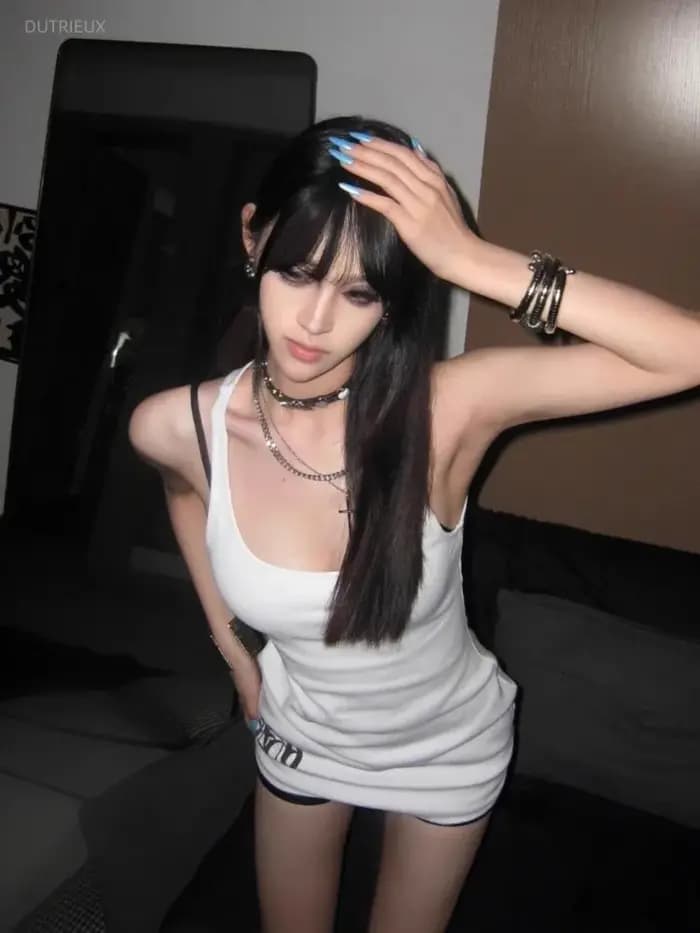 Débardeur imprimé Harajuku pour femmes