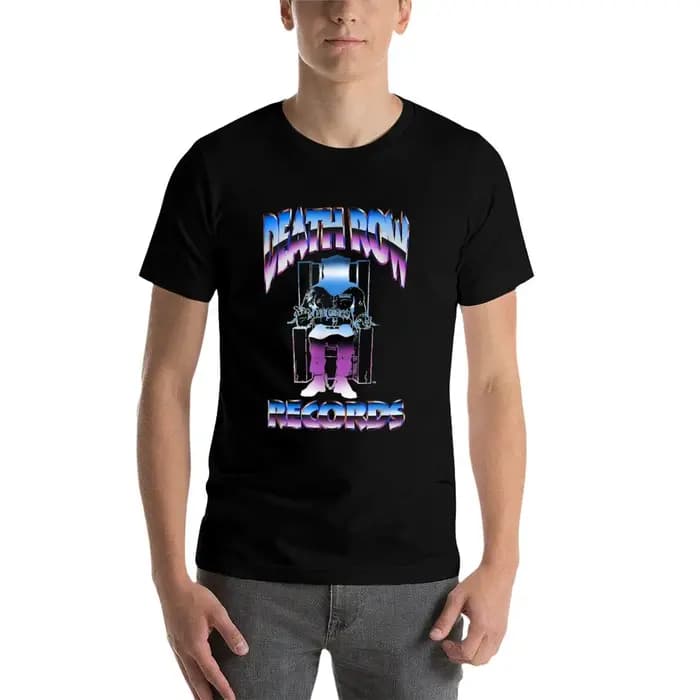 T-shirt avec logo Chrome de Death Row Records