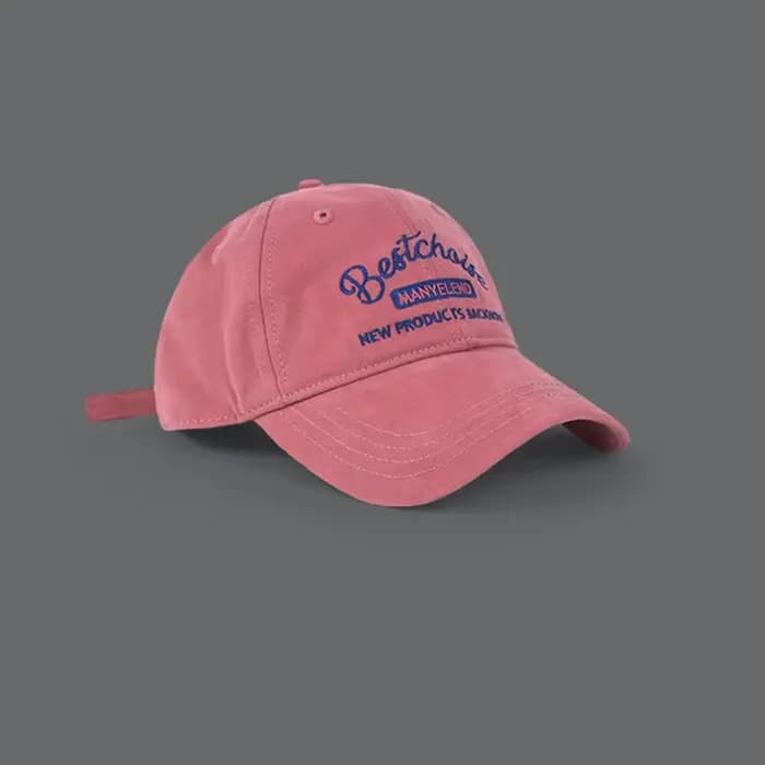 Casquette de Baseball brodée rose pour femmes