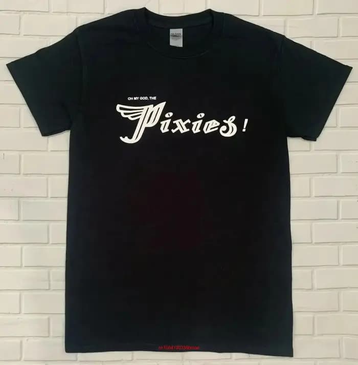 T-shirt manches longues ou courtes "Oh My God The Pixies" noir