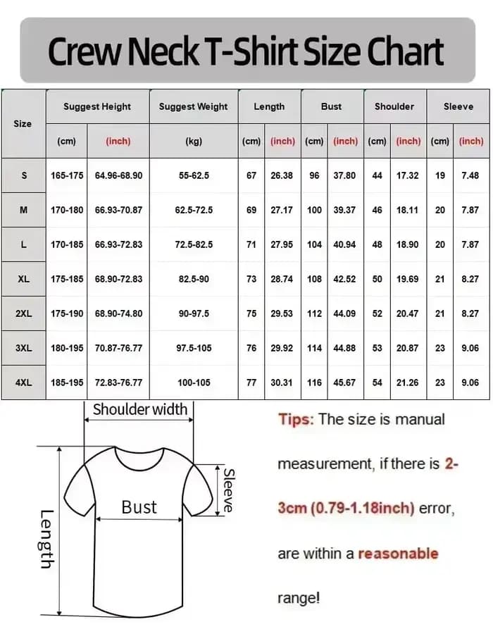 T-shirt à manches courtes pour hommes et femmes
