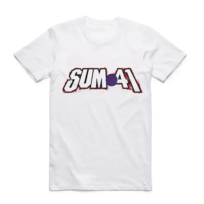 2019 mode hommes imprimer SUM 41 t-shirt col rond à manches courtes été SUM41 groupe Punk populaire Rock Cool haut