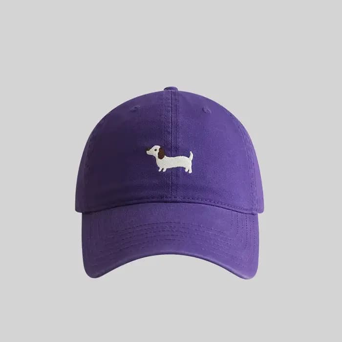 Casquette de baseball brodée Teckel