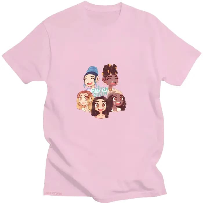 T-shirt décontracté en coton avec impression graphique Citizen Queen