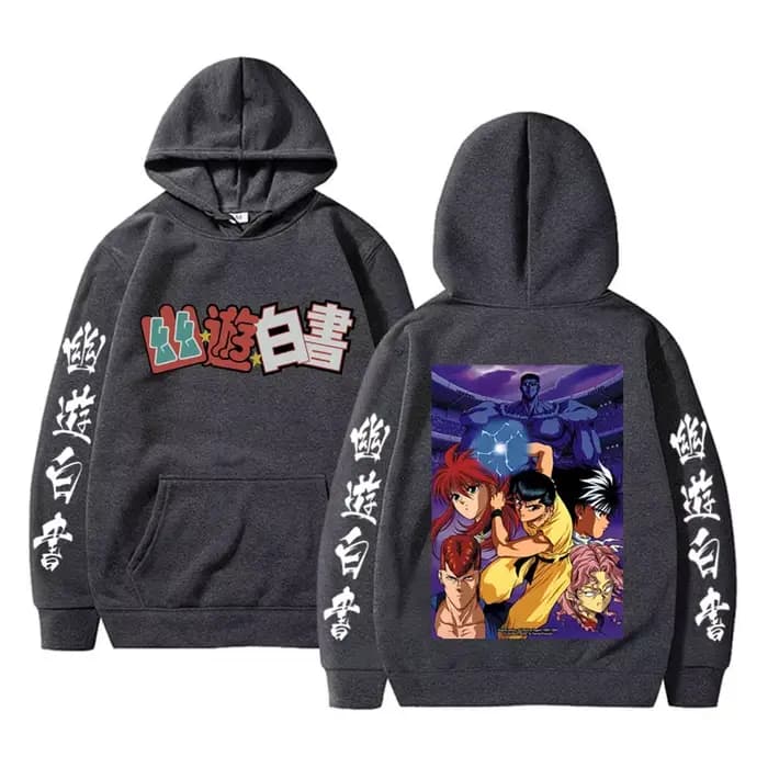 Sweat à capuche YuYu Hakusho Urameshi Yuusuke pour hommes et femmes