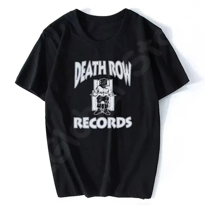 T-Shirt en Coton avec Logo de Death NucleoRecords pour Homme